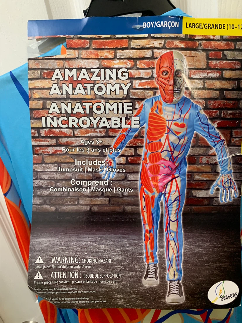Amazing Anatomy Costume Size Large (10-12) - photo 2