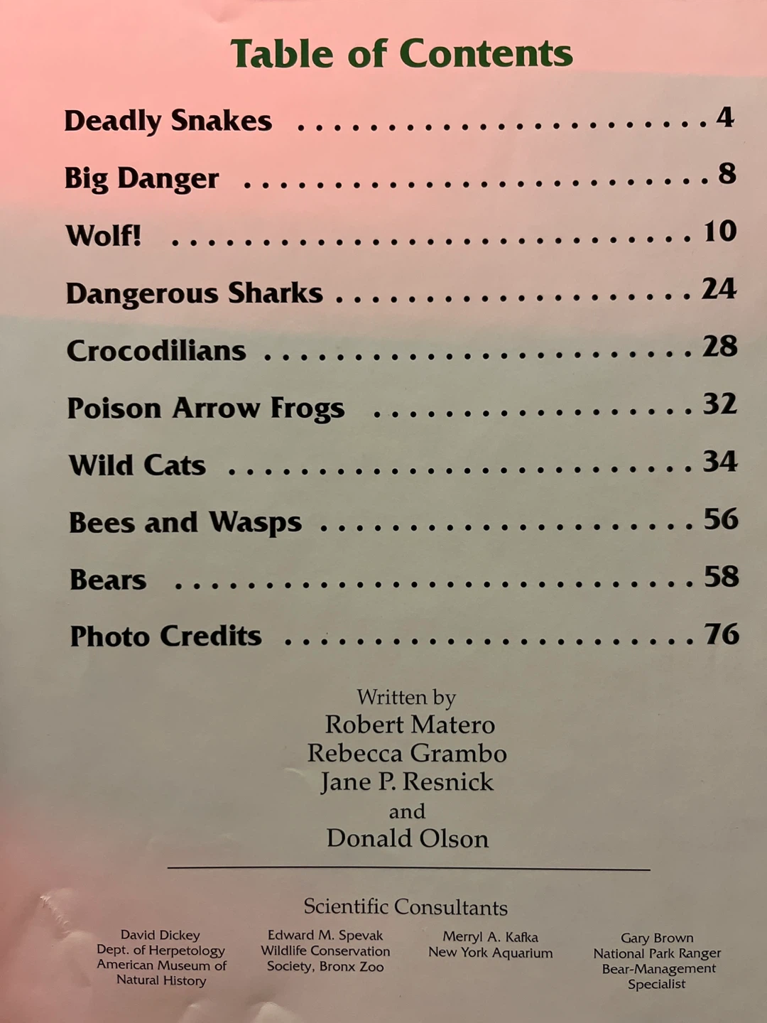 Eyes on Nature: Dangerous Creatures Book - photo 5