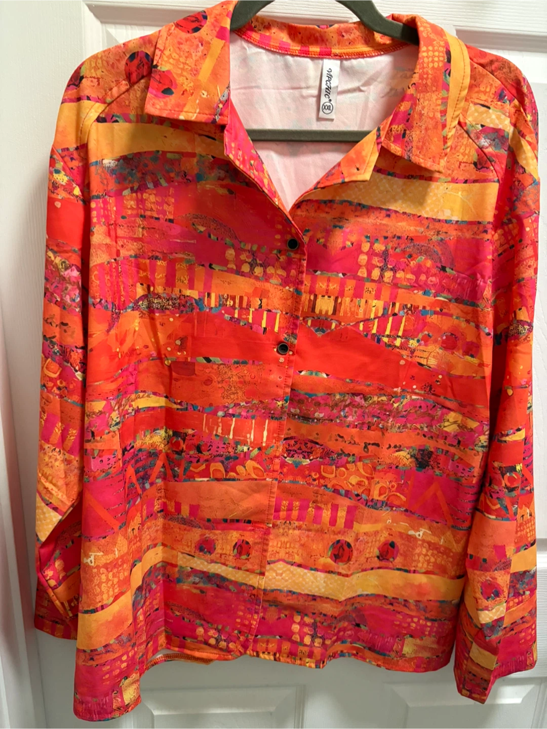 MP Chic Abstract Print Long Sleeve Shirt - photo 3