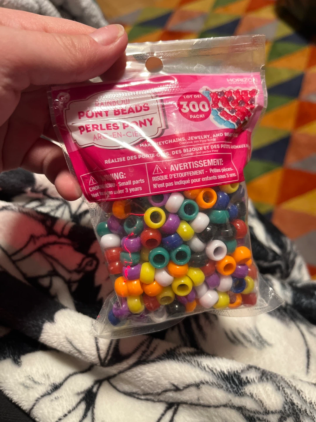 Rainbow Pony Beads 300 Pack - photo 3