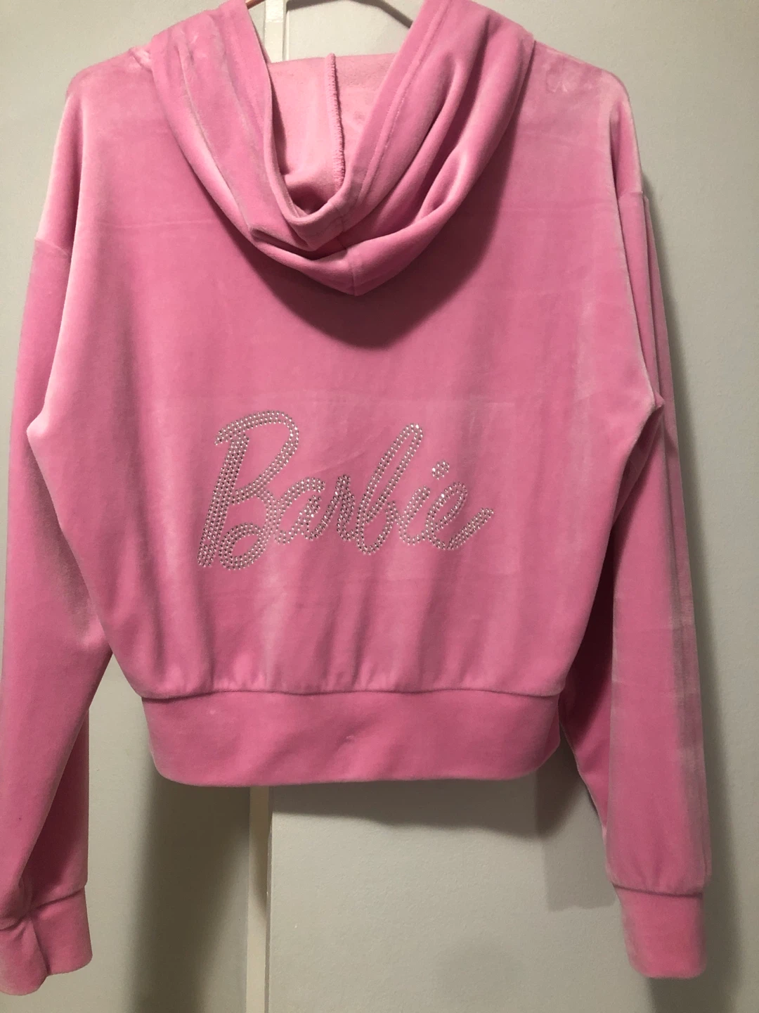 Barbie Pink Velour Hoodie - photo 3