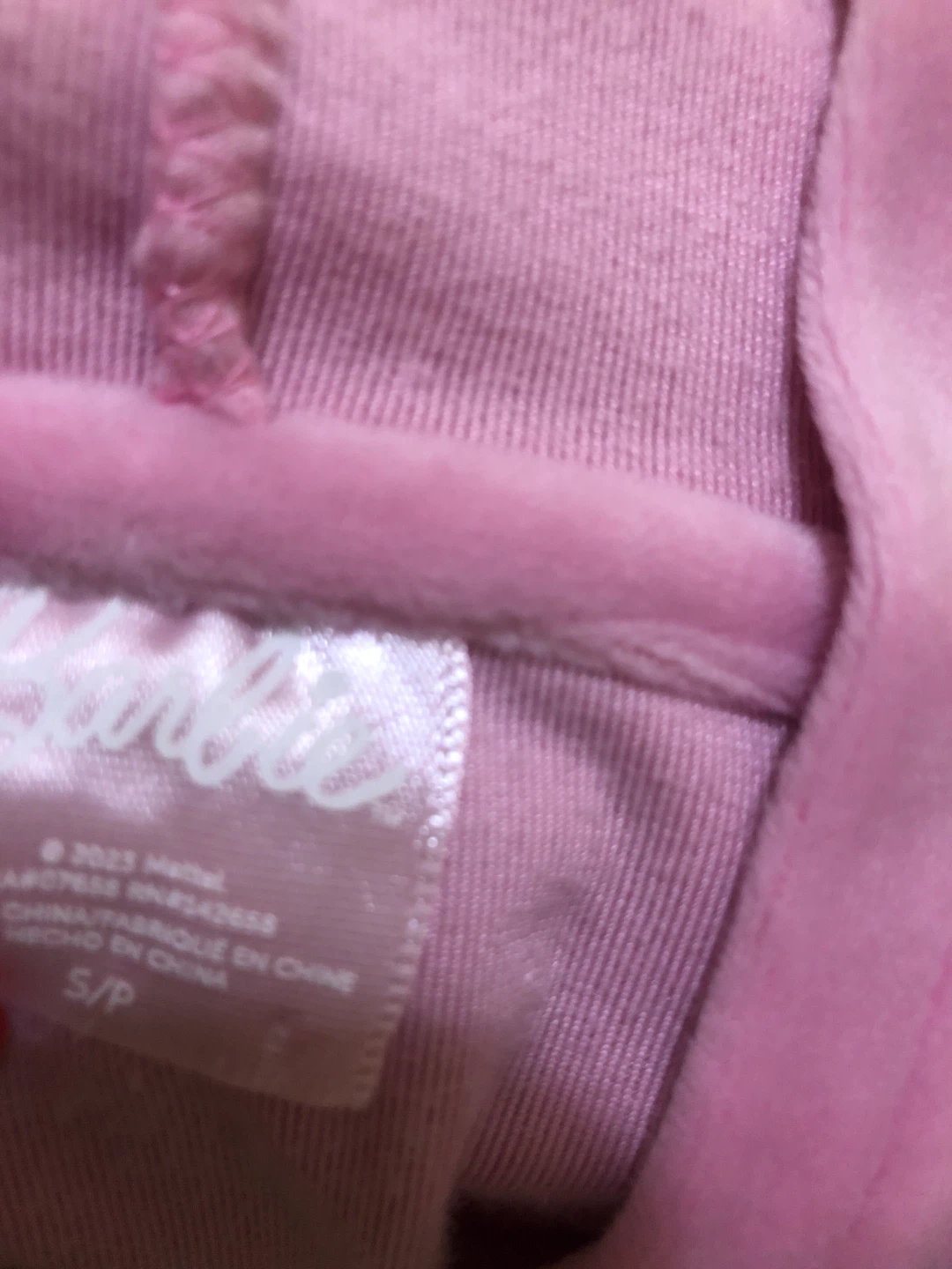 Barbie Pink Velour Hoodie - photo 5