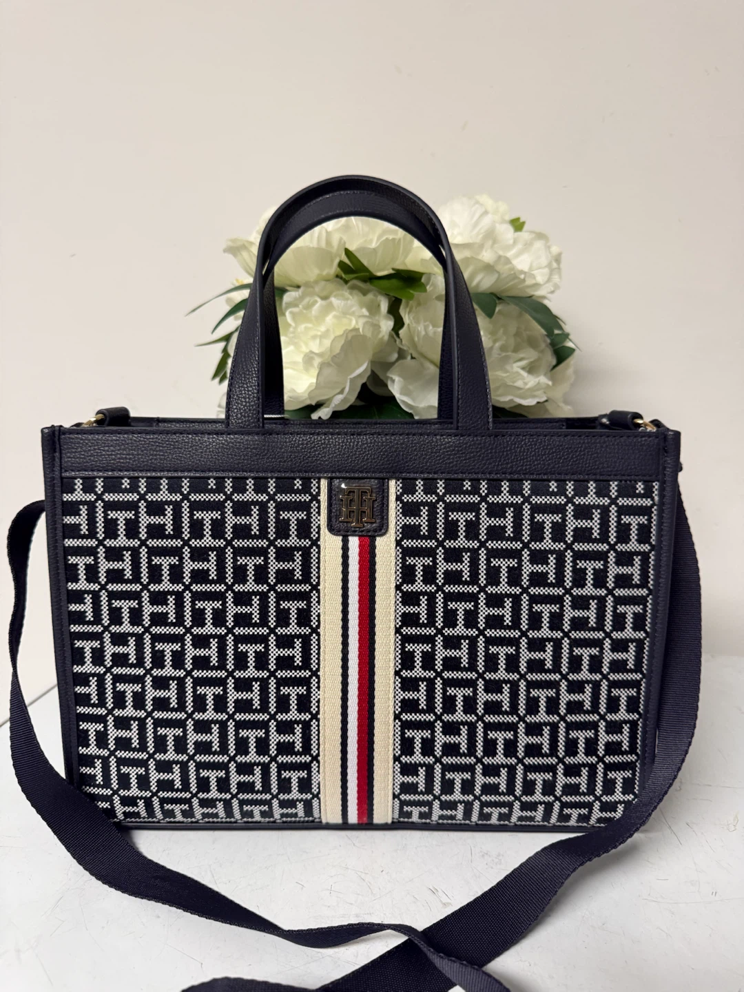 Tommy Hilfiger Monogram Tote Bag