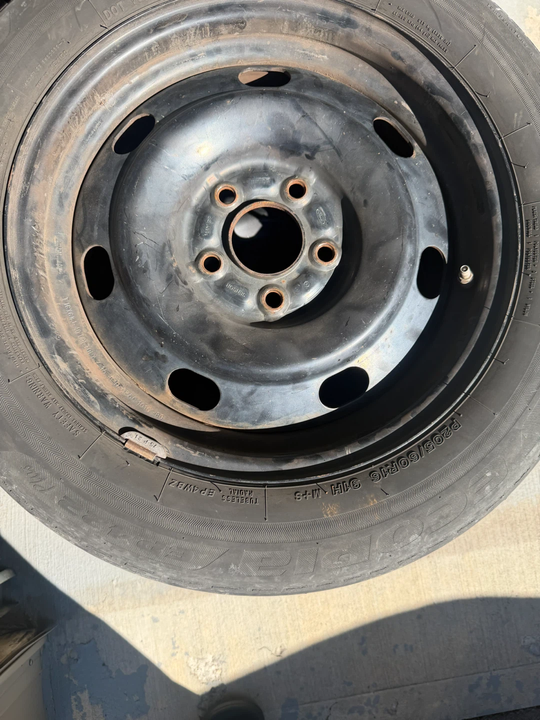 16-inch Steel Rim with Tire P205/60R16 - photo 2
