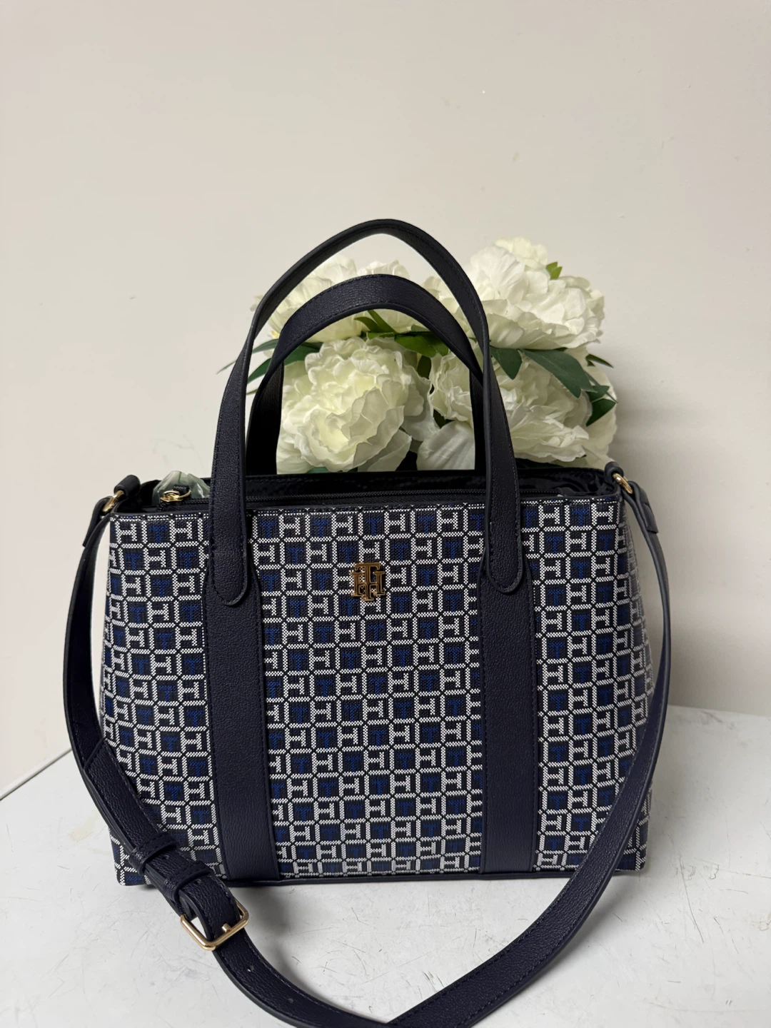 Tommy Hilfiger Monogram Tote Bag