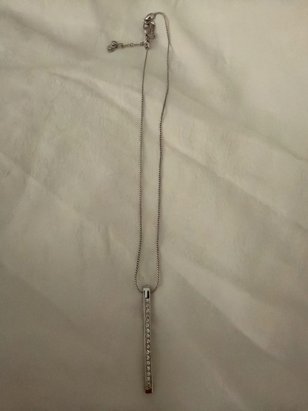 Swarovski Crystal Bar Necklace