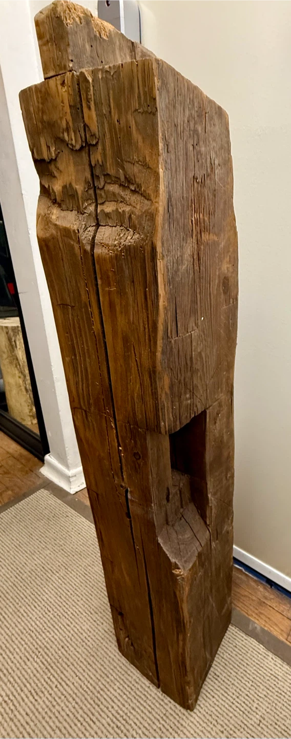 Rustic Reclaimed Wood Beam - photo 3