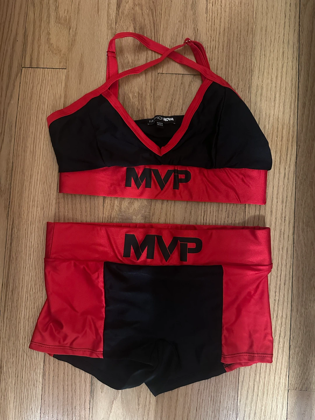 Halloween Costume Ring Girl UFC Two-Piece Set