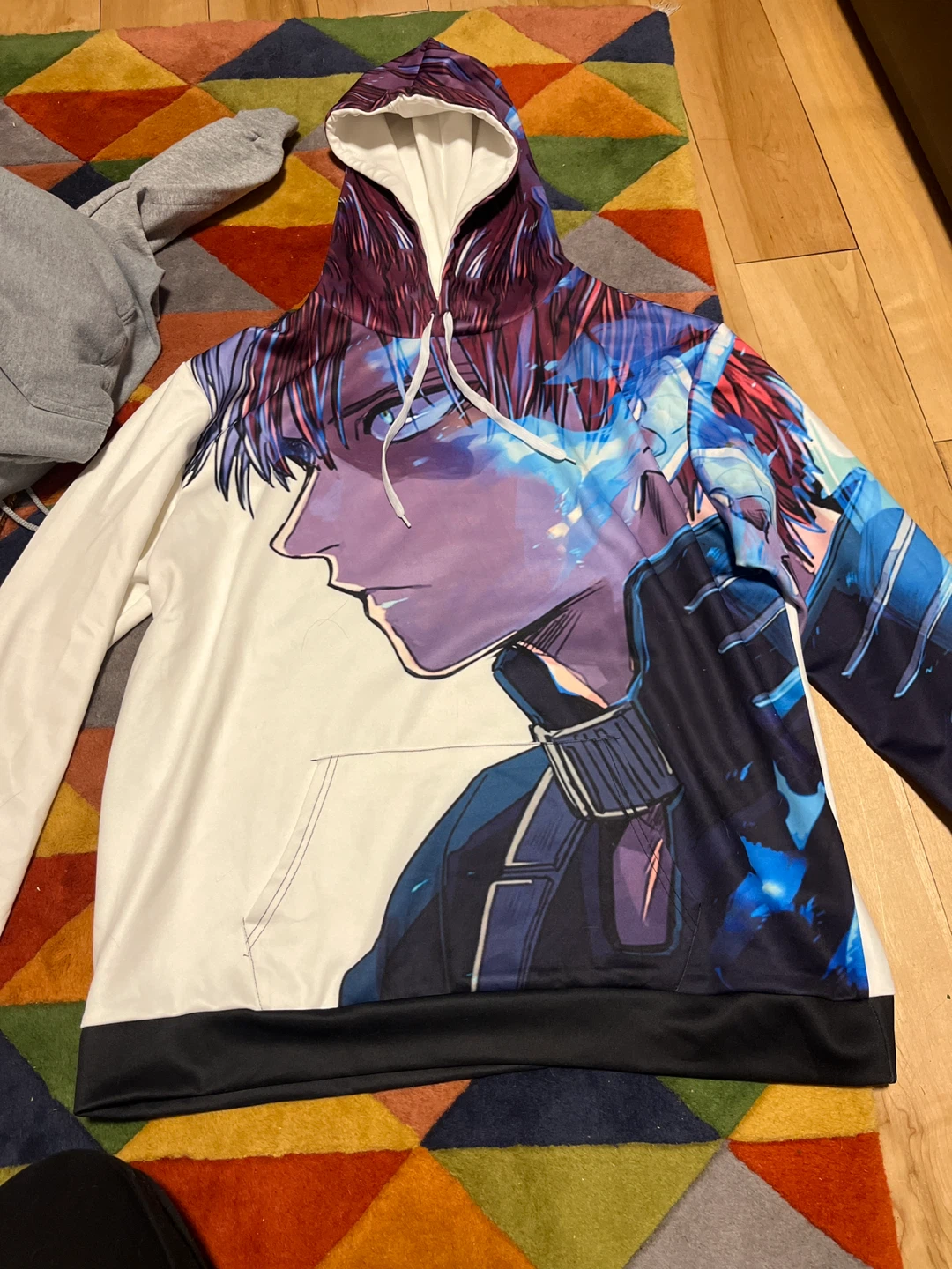 (MHA) Anime-style graphic hoodie - photo 2