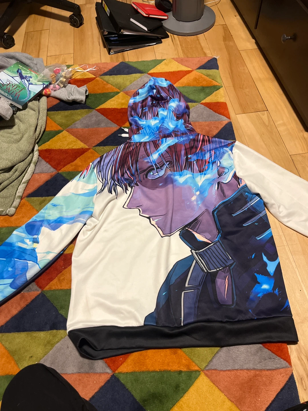 (MHA) Anime-style graphic hoodie - photo 3