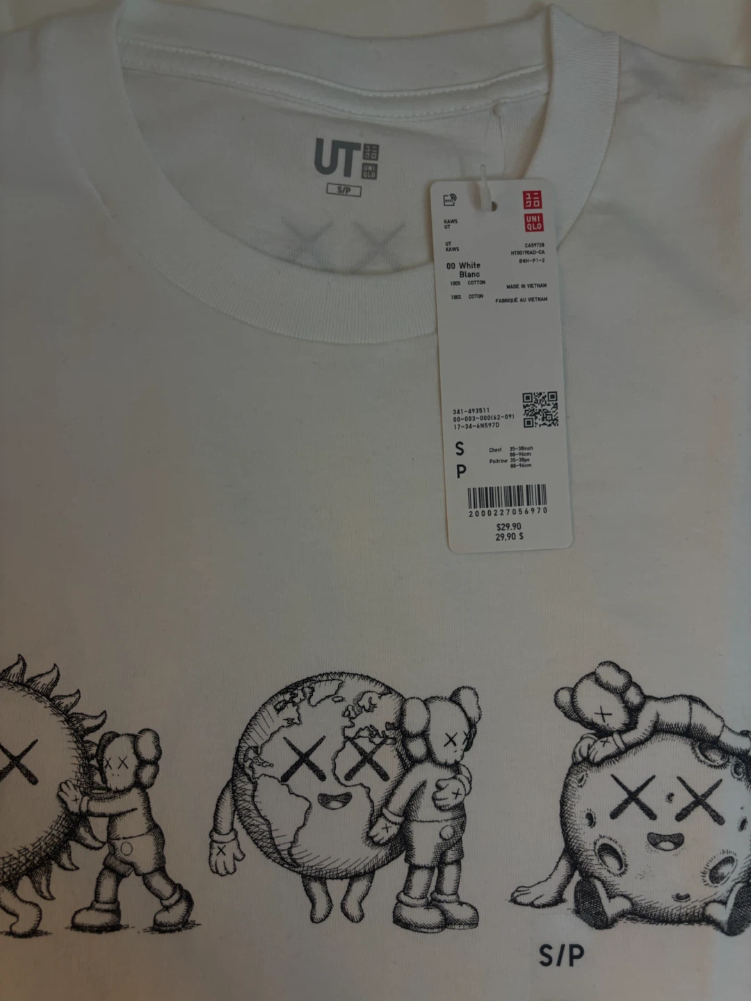 UNIQLO UT KAWS White T-Shirt - photo 2