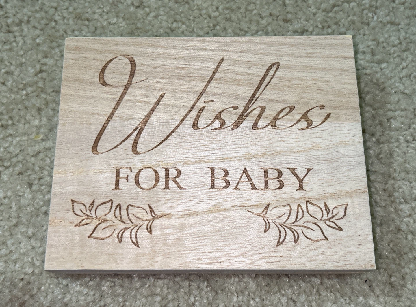 ‘Wishes for Baby’ keepsake card set