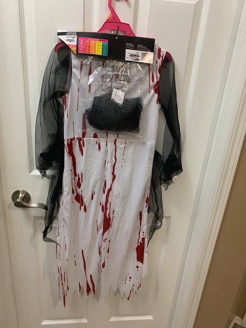 Zombie Bride Costume Size Medium 8-10 - photo 2
