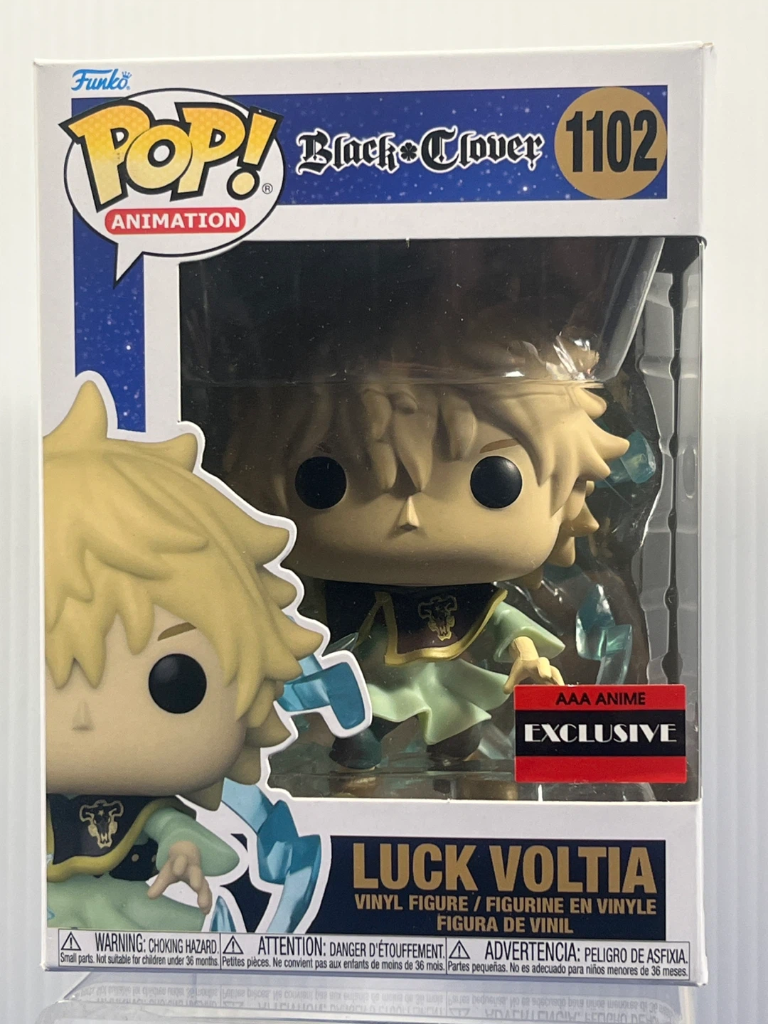 Funko Pop! Luck Voltia #1102 (AAA Anime Exclusive) Black Clover