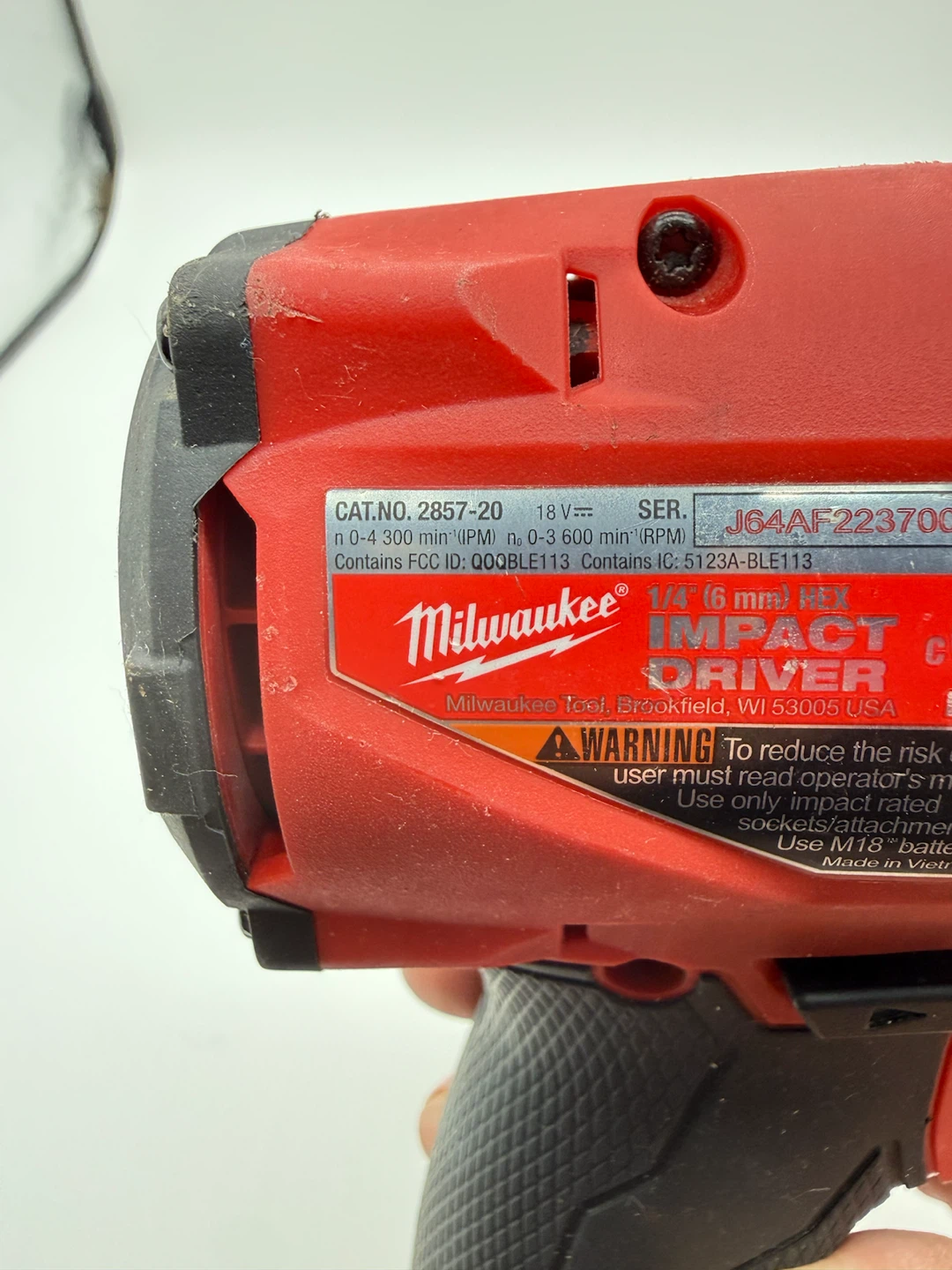 Milwaukee M18 FUEL ONE-KEY Brushless 1/4inch Hex Impact Driver - photo 4