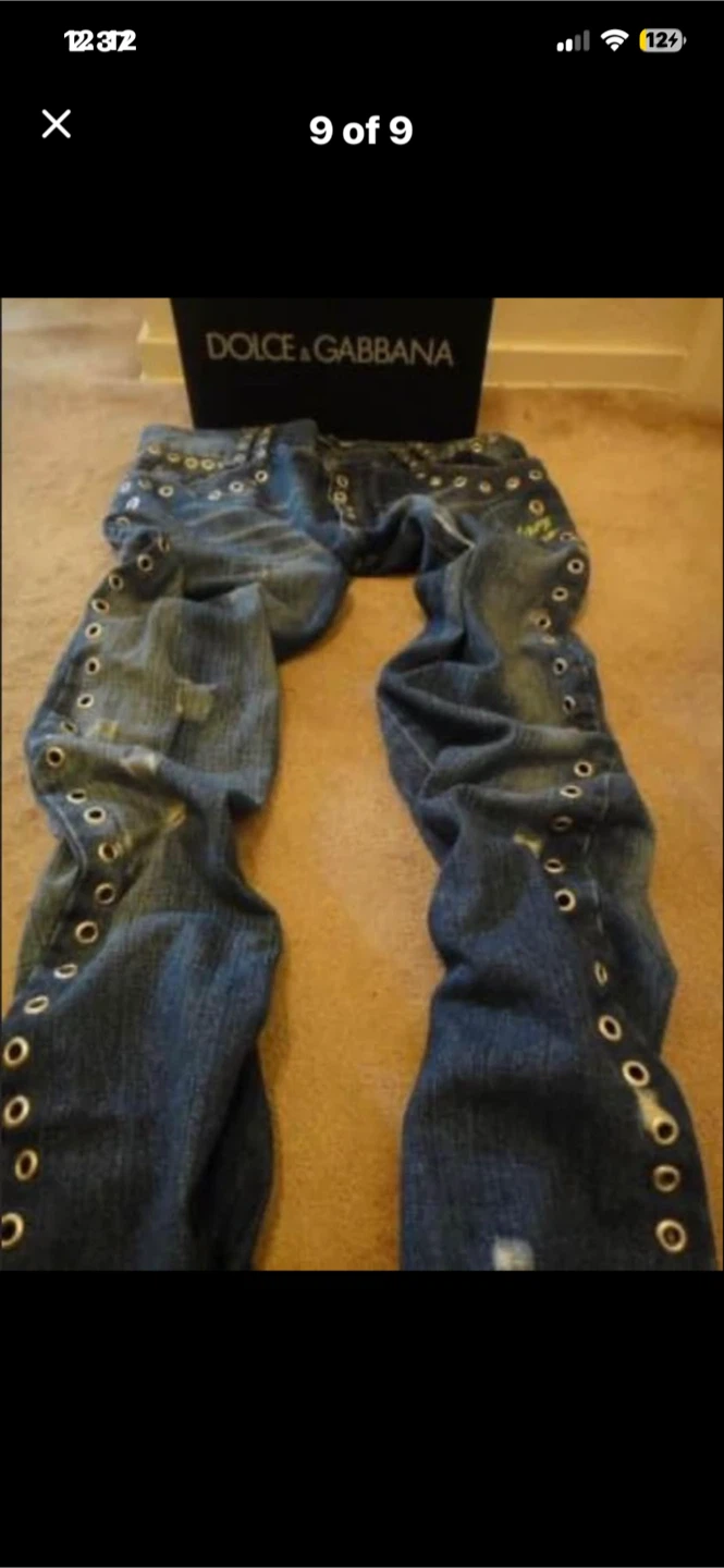 Dolce & Gabbana Detail Jeans couture