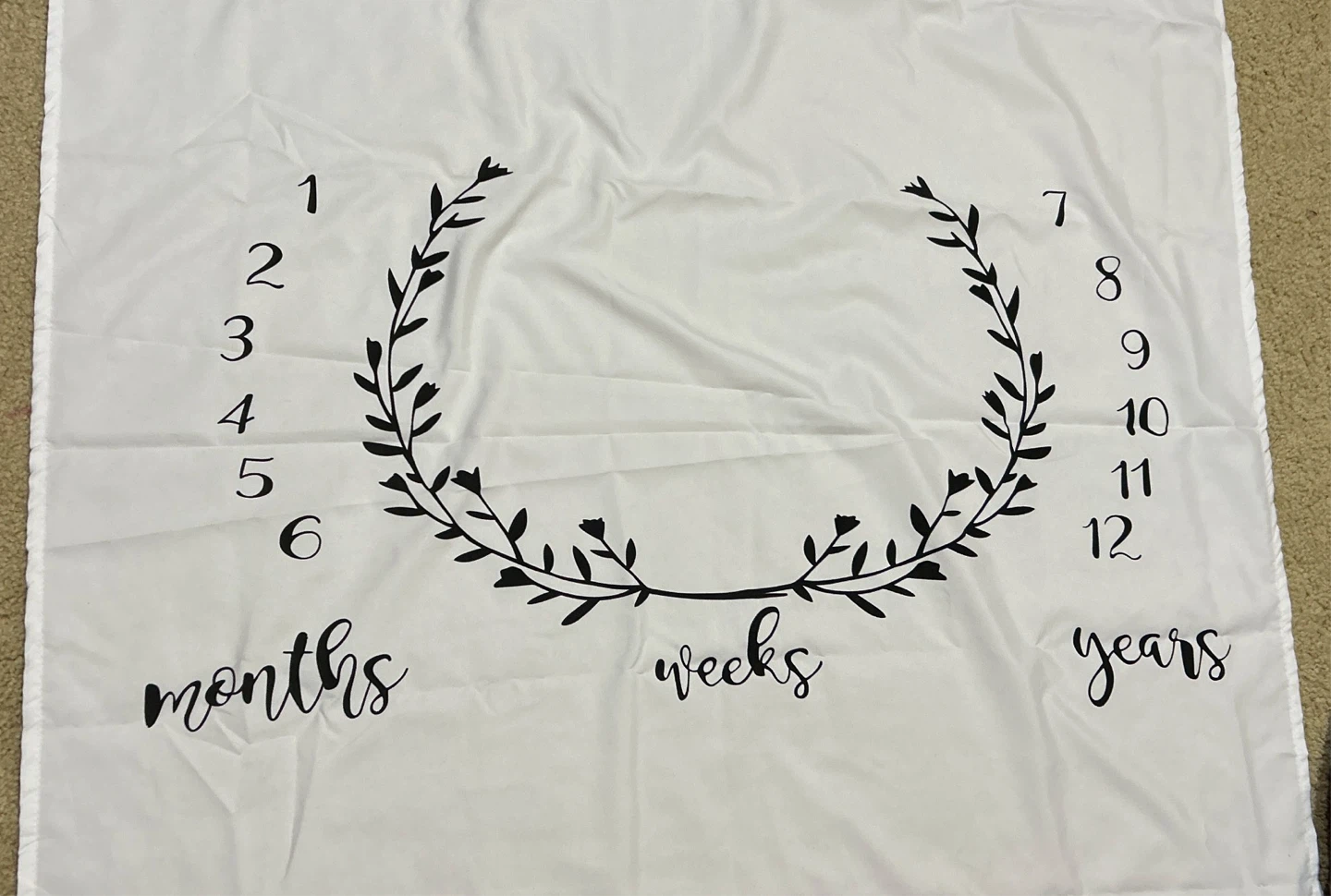 Baby Milestone Blanket - photo 2