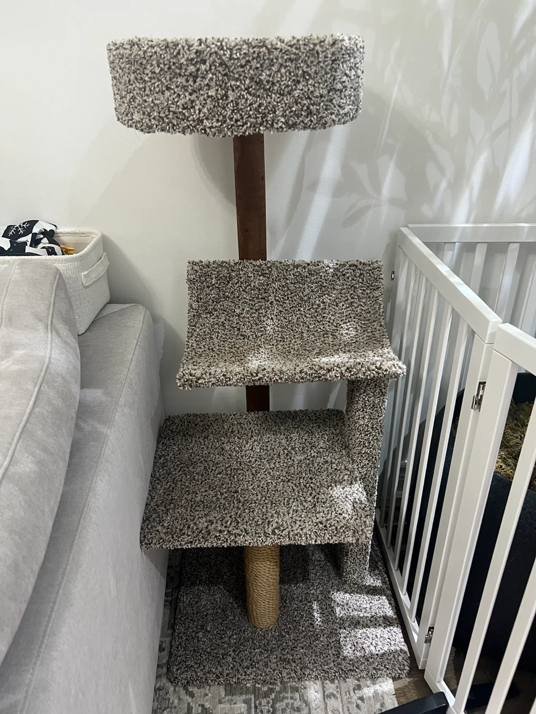 Multi-Level Carpeted Cat Tree - photo 2
