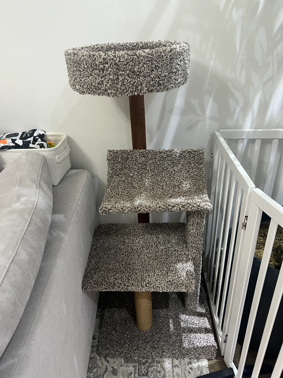Multi-Level Carpeted Cat Tree - photo 3