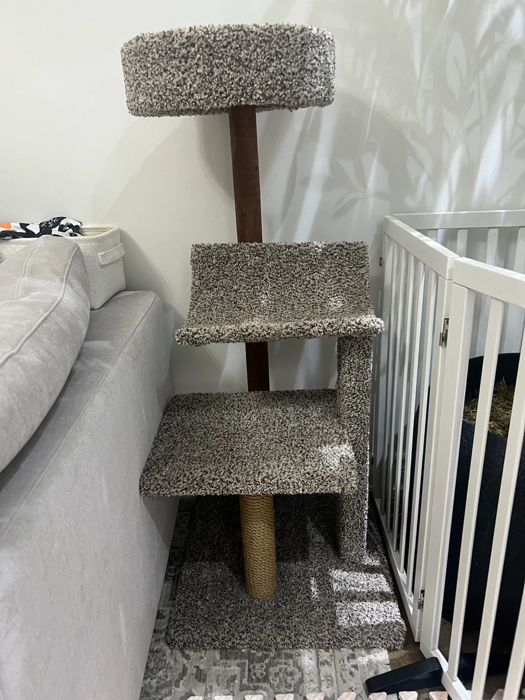 Multi-Level Carpeted Cat Tree - photo 4