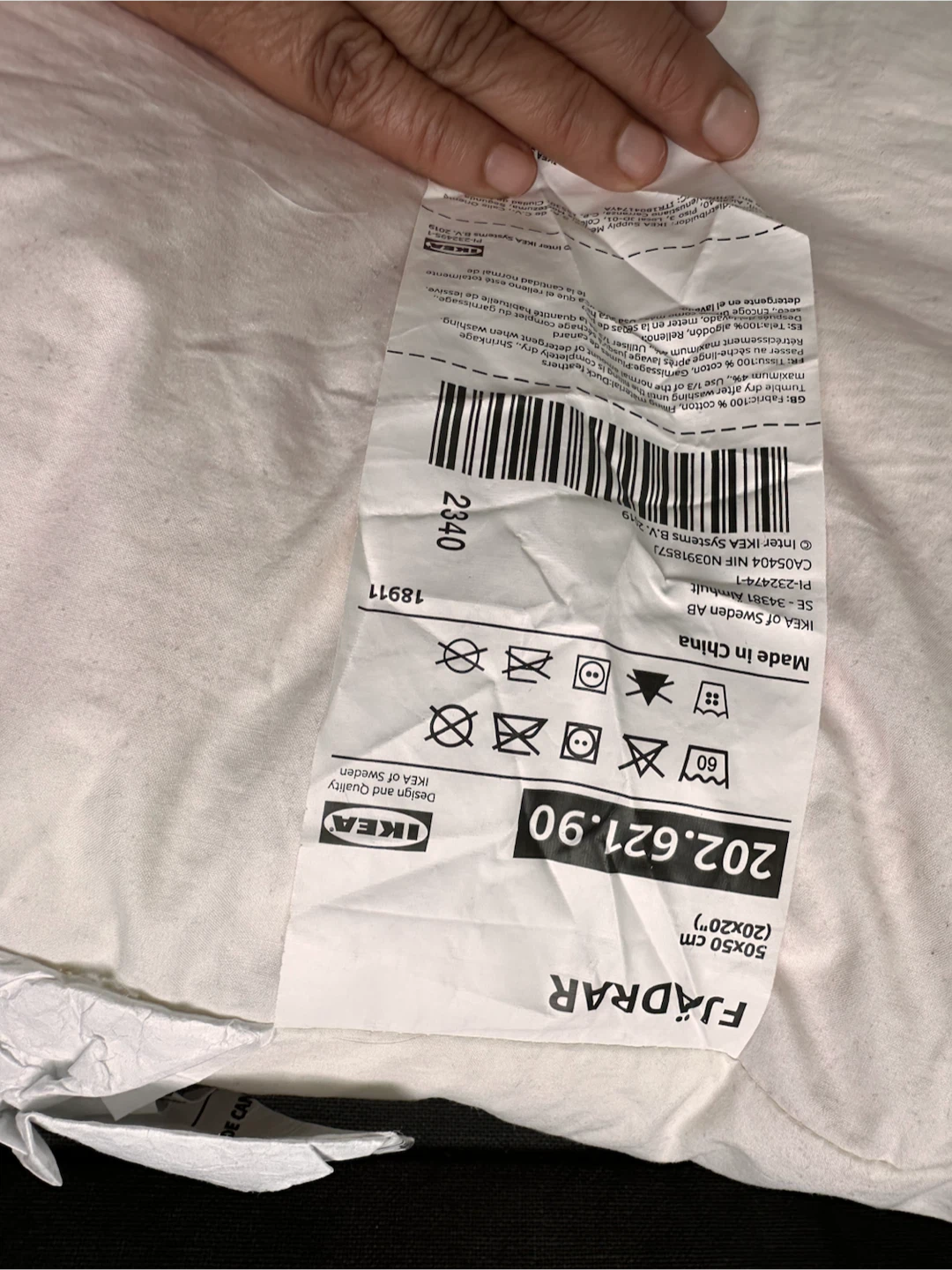 4 IKEA FJÄDRAR Cotton Cushions - photo 4