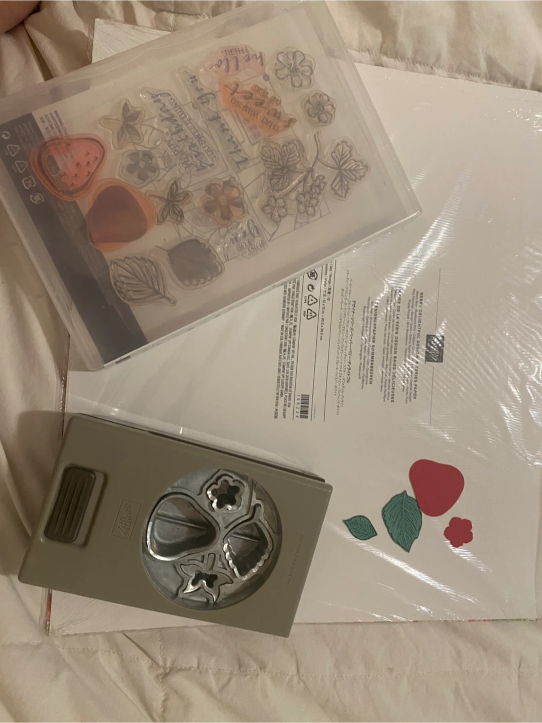 Stampin' Up! Sweet Strawberry Bundle and Berry Paper - photo 4