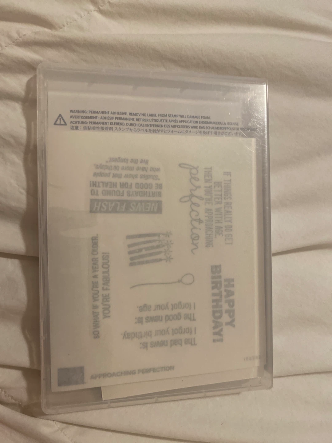 Stampin' Up! Approaching Perfection Cling Stamp Set - photo 2