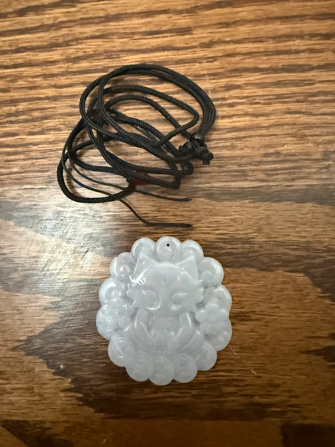 White Jade nine tail Pendant Necklace - photo 2