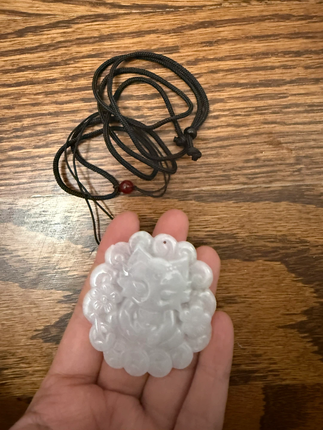 White Jade nine tail Pendant Necklace - photo 3