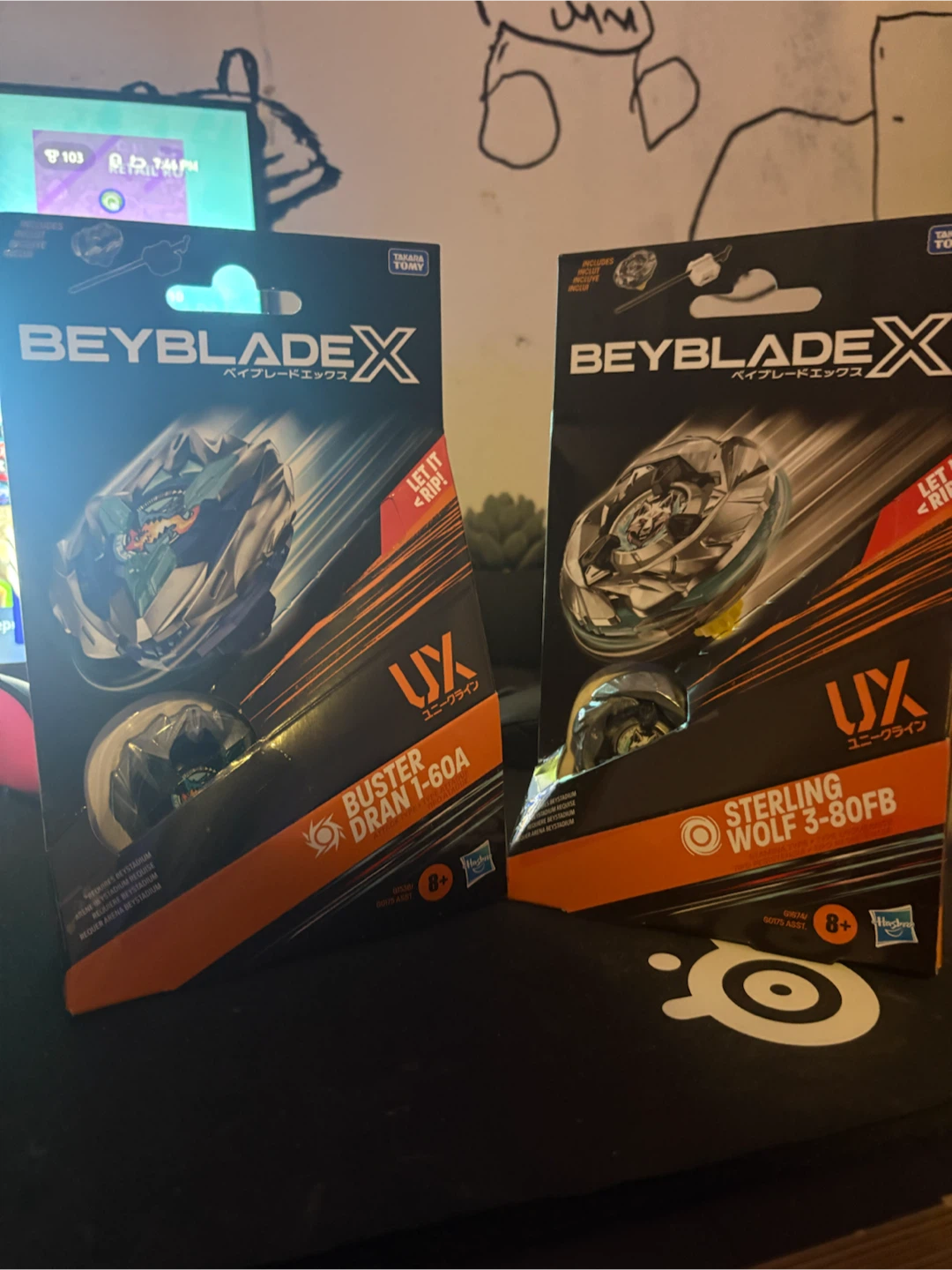 Beyblade X Buster Dran and Sterling Wolf Set