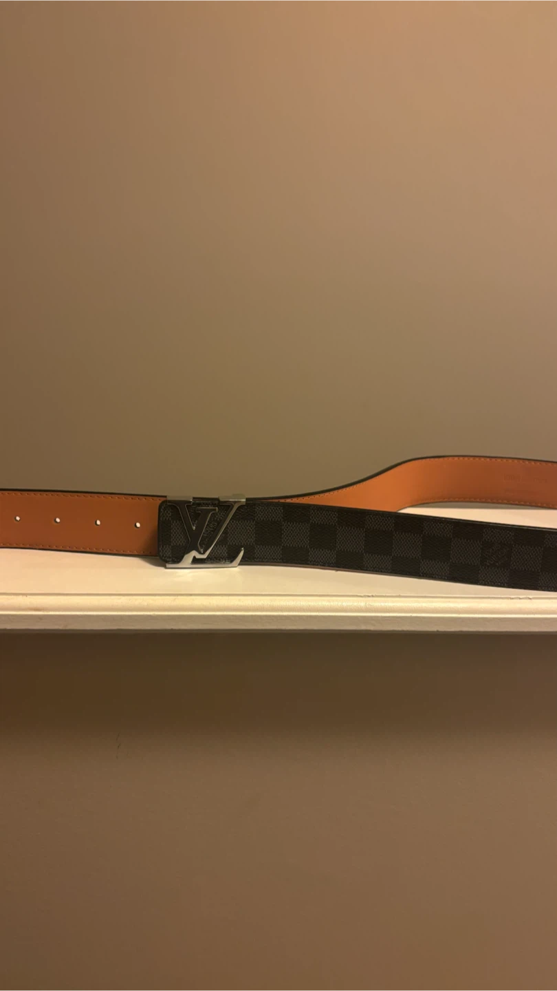 Louis Vuitton Damier Graphite Belt