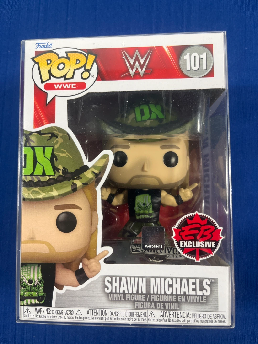 Funko Pop WWE Shawn Michaels #101 DX Camo (EB Exclusive)
