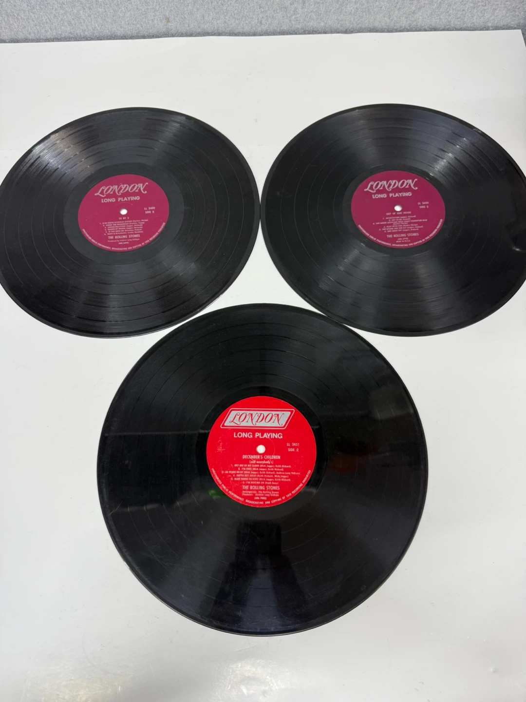 3 The Rolling Stones London Vinyl Records - photo 3