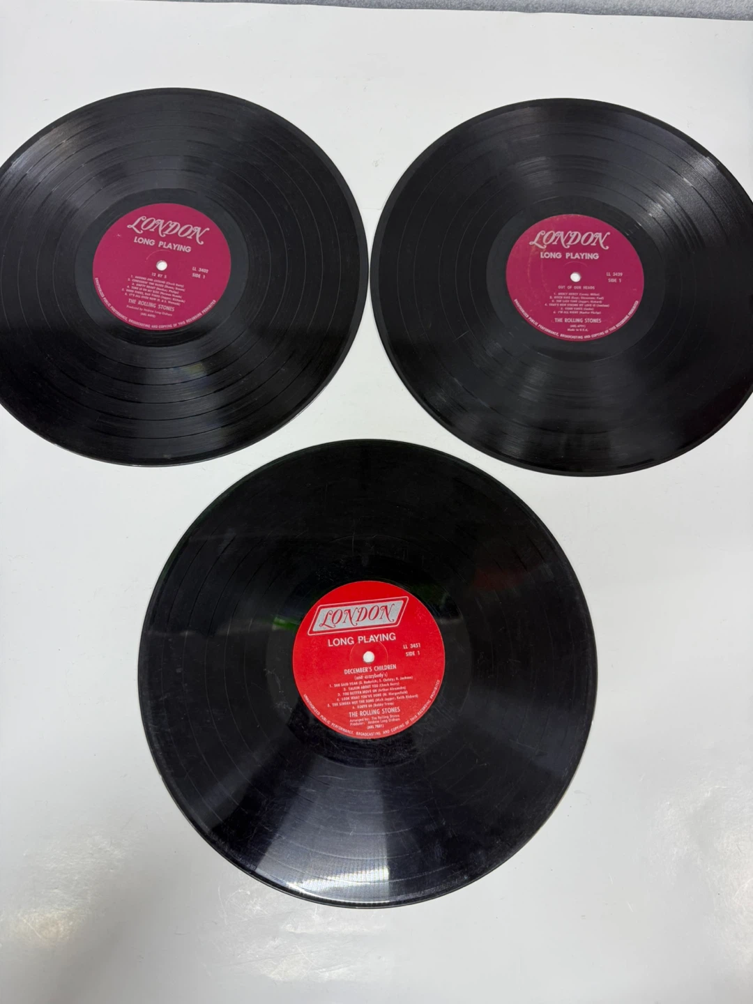 3 The Rolling Stones London Vinyl Records - photo 4