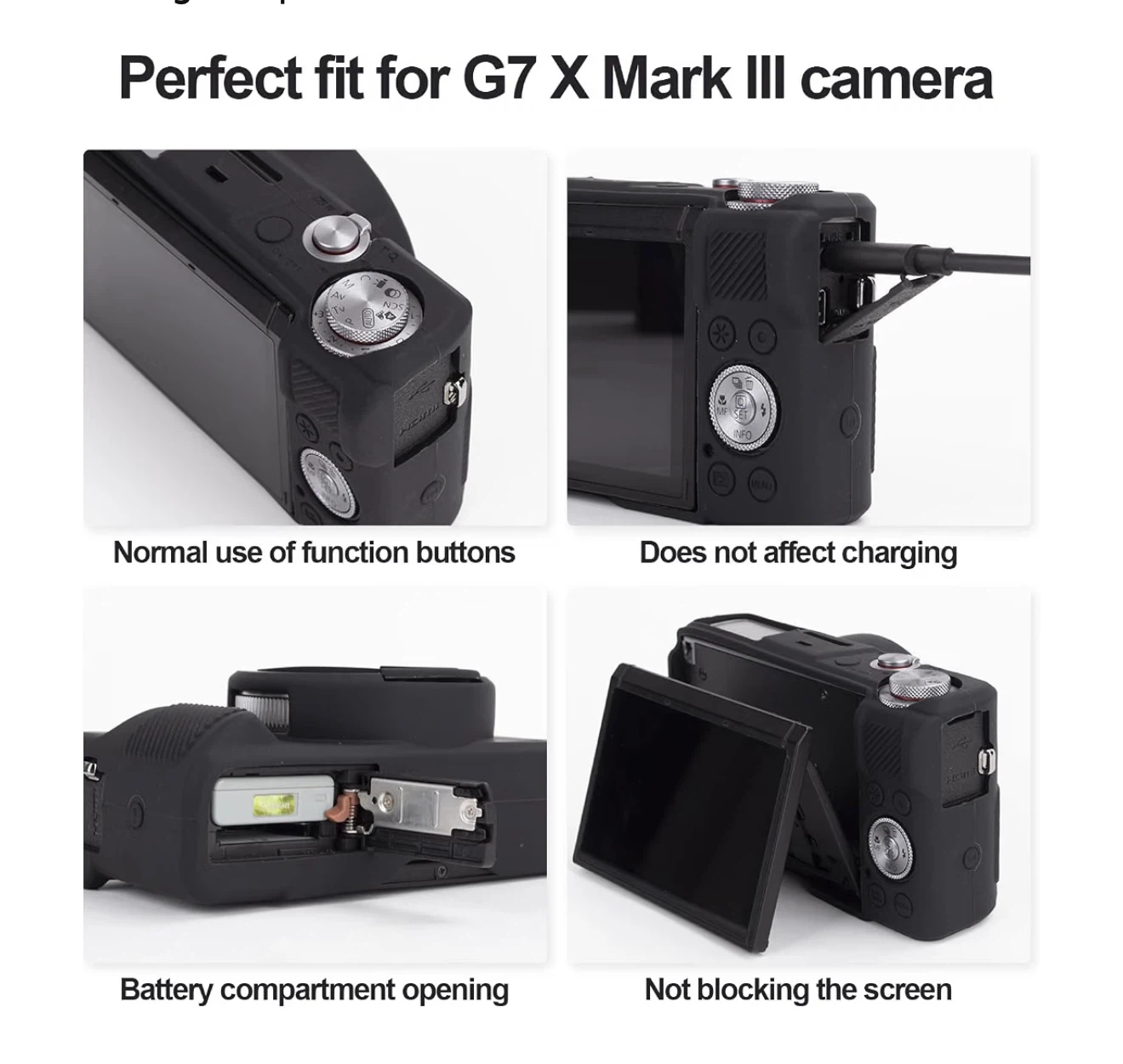 Silicone Case for Canon G7 X Mark III - photo 2