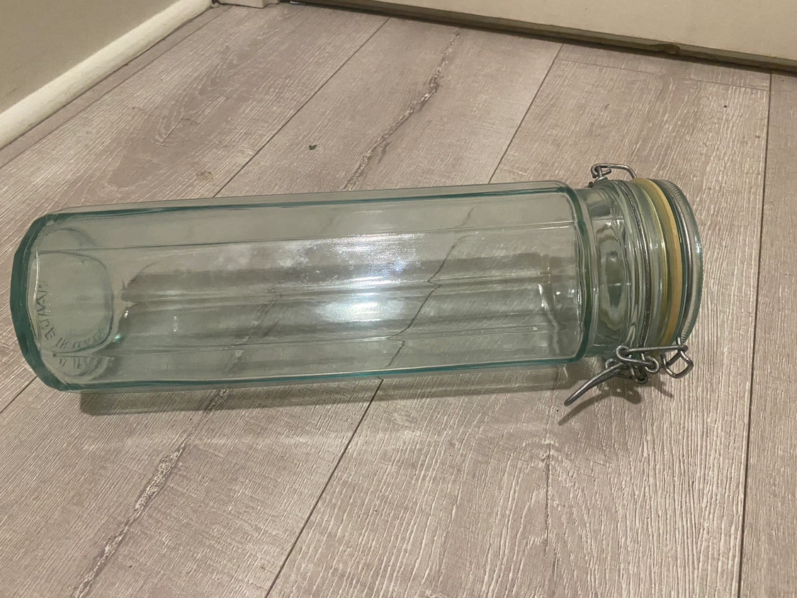 Vintage Italian Glass Storage Jar - photo 2