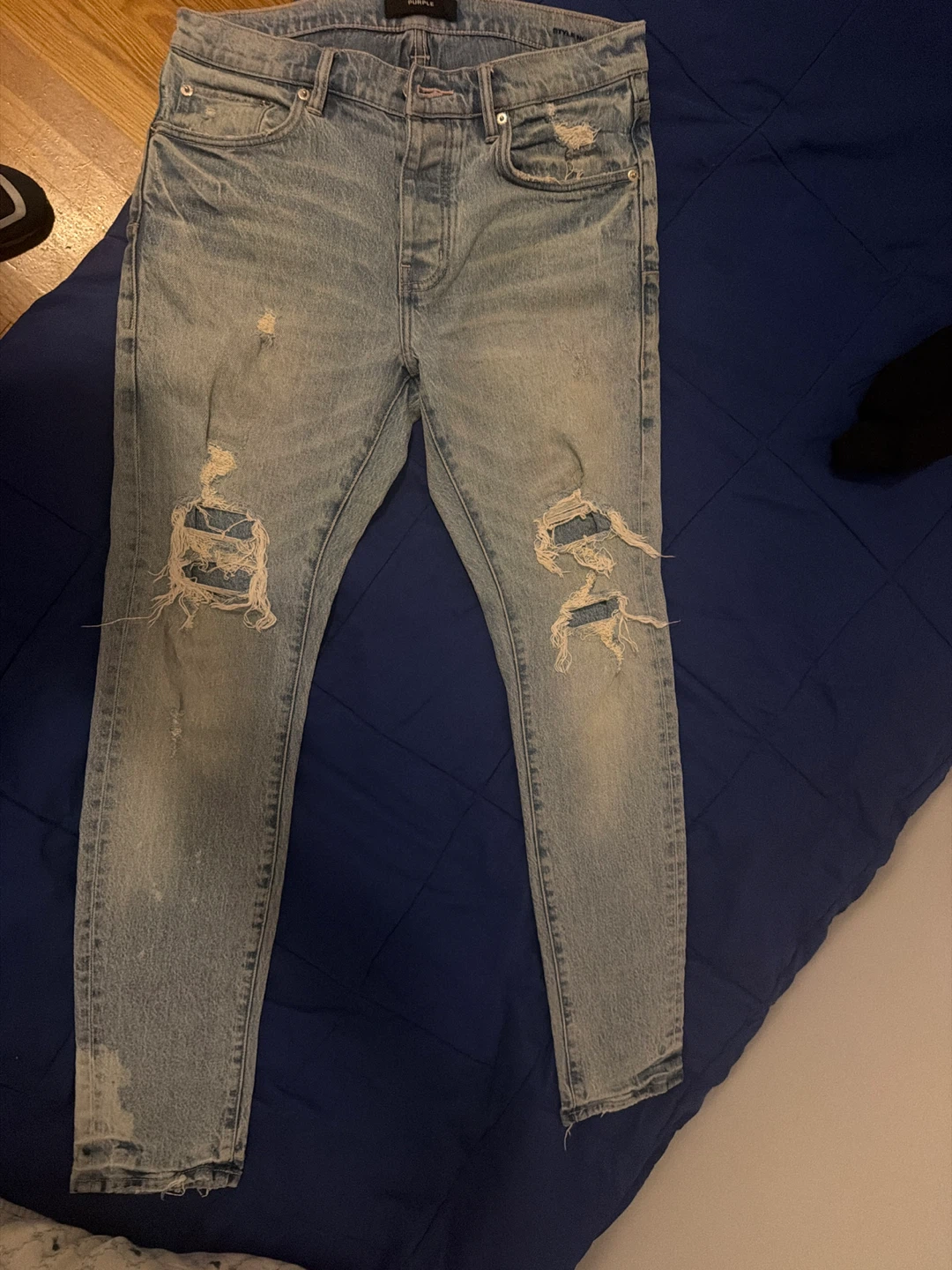 Purple Brand Distressed Jeans - photo 2