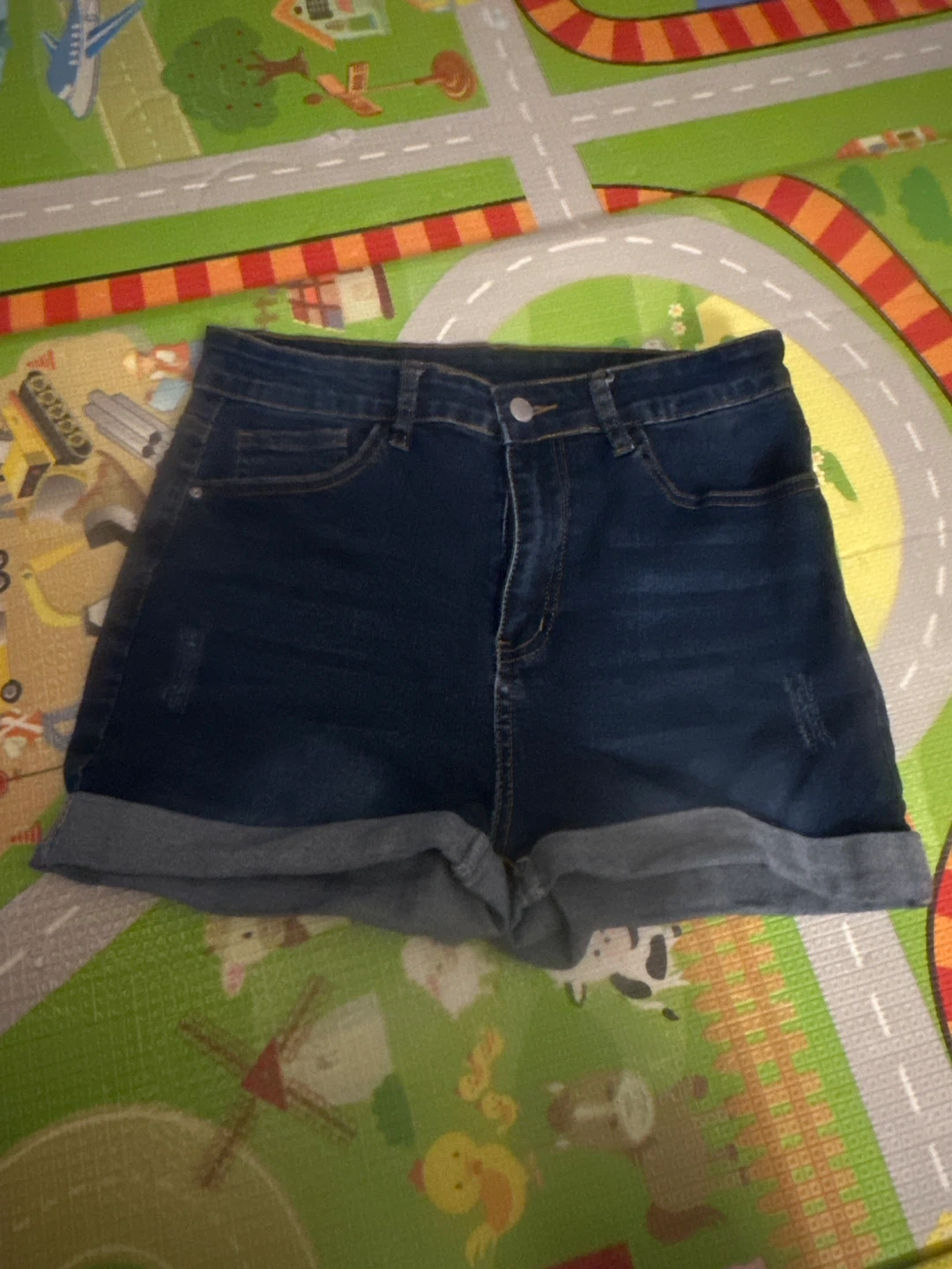 SHEIN Denim Shorts Size L - photo 2