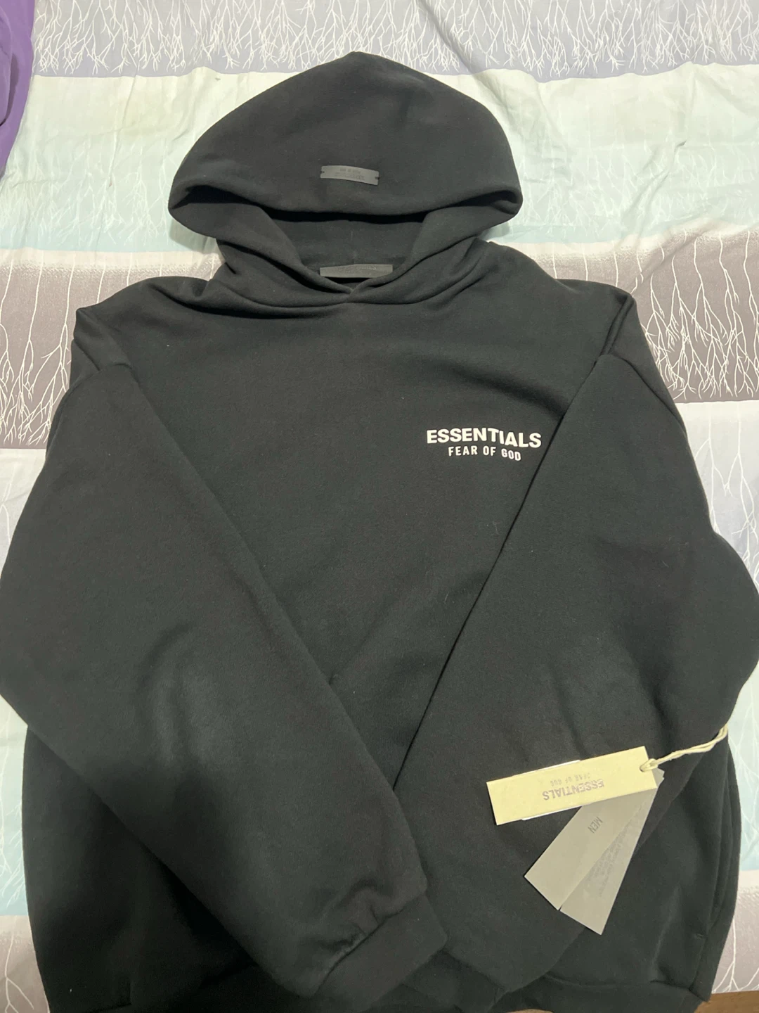 Fear of God Essentials Fleece Hoodie - Black