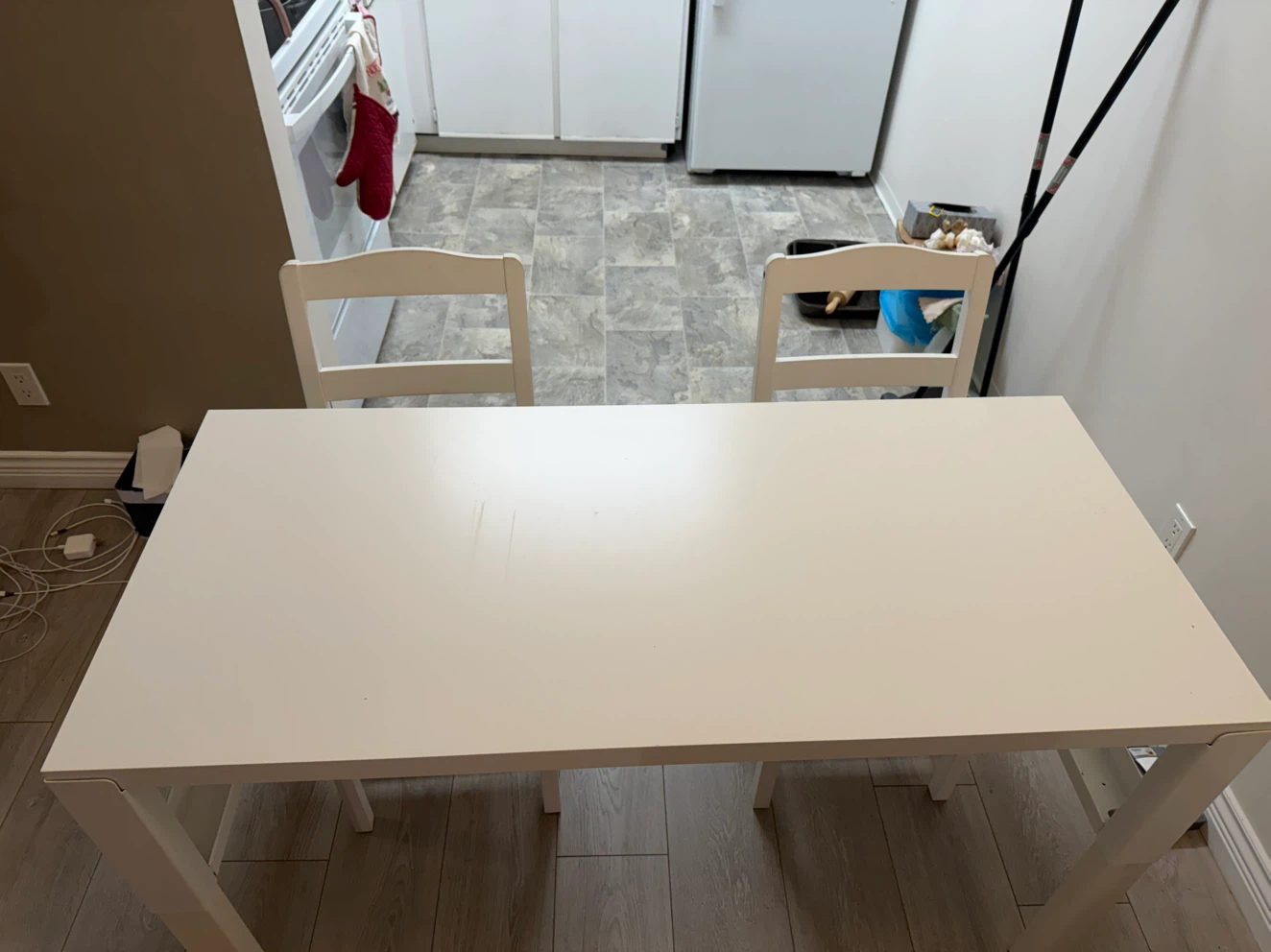 IKEA Table and Two Chairs - photo 2