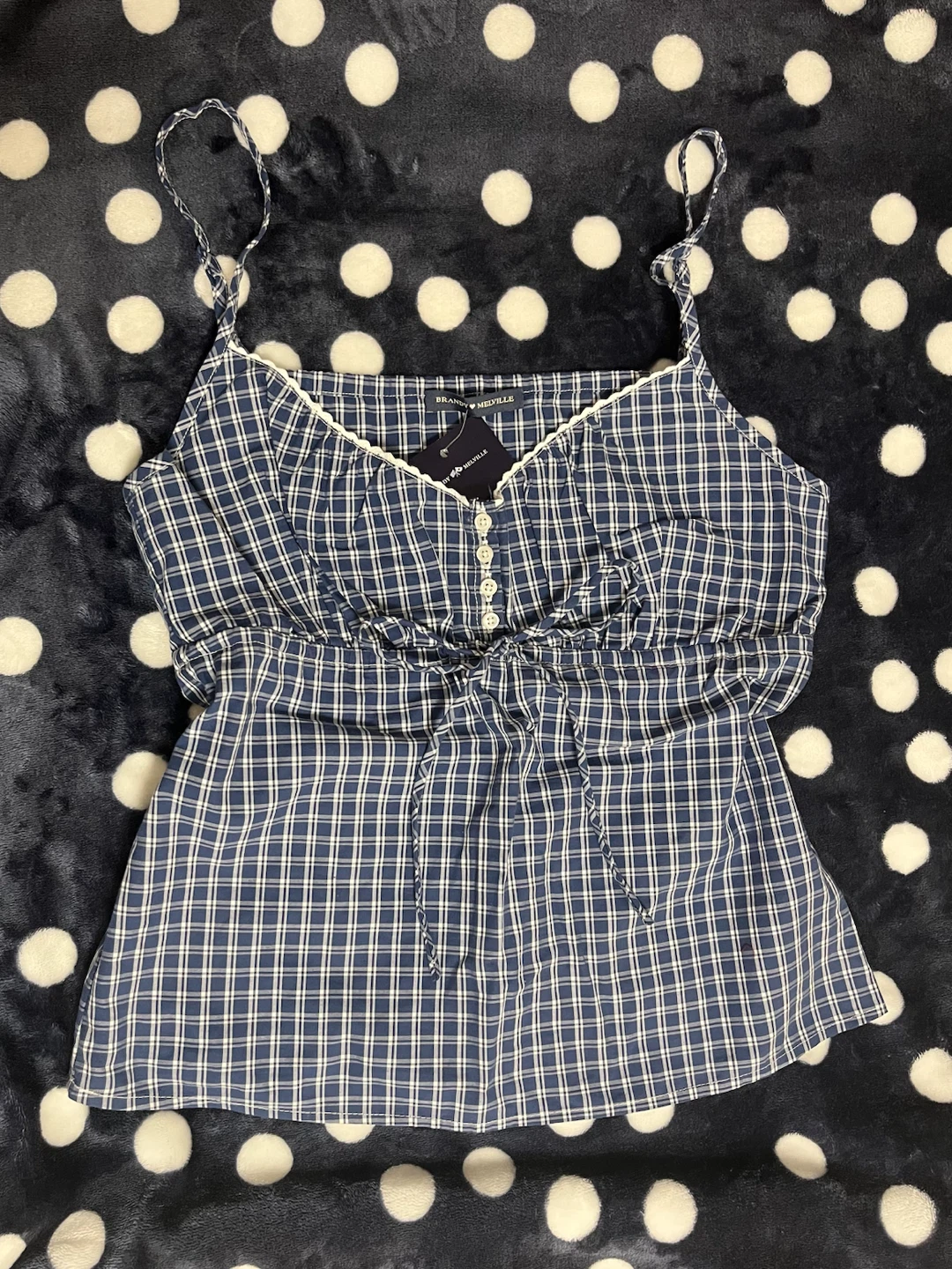Brandy Melville Tiffany Gingham Top