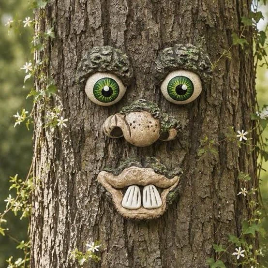 Tree Face Garden Decoration - photo 2