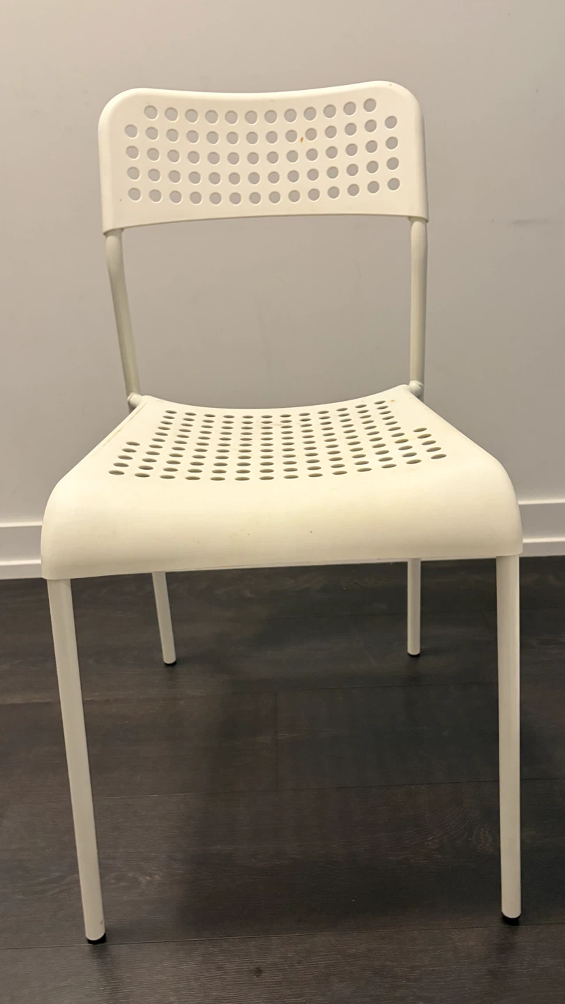 IKEA White Chair (4 available)