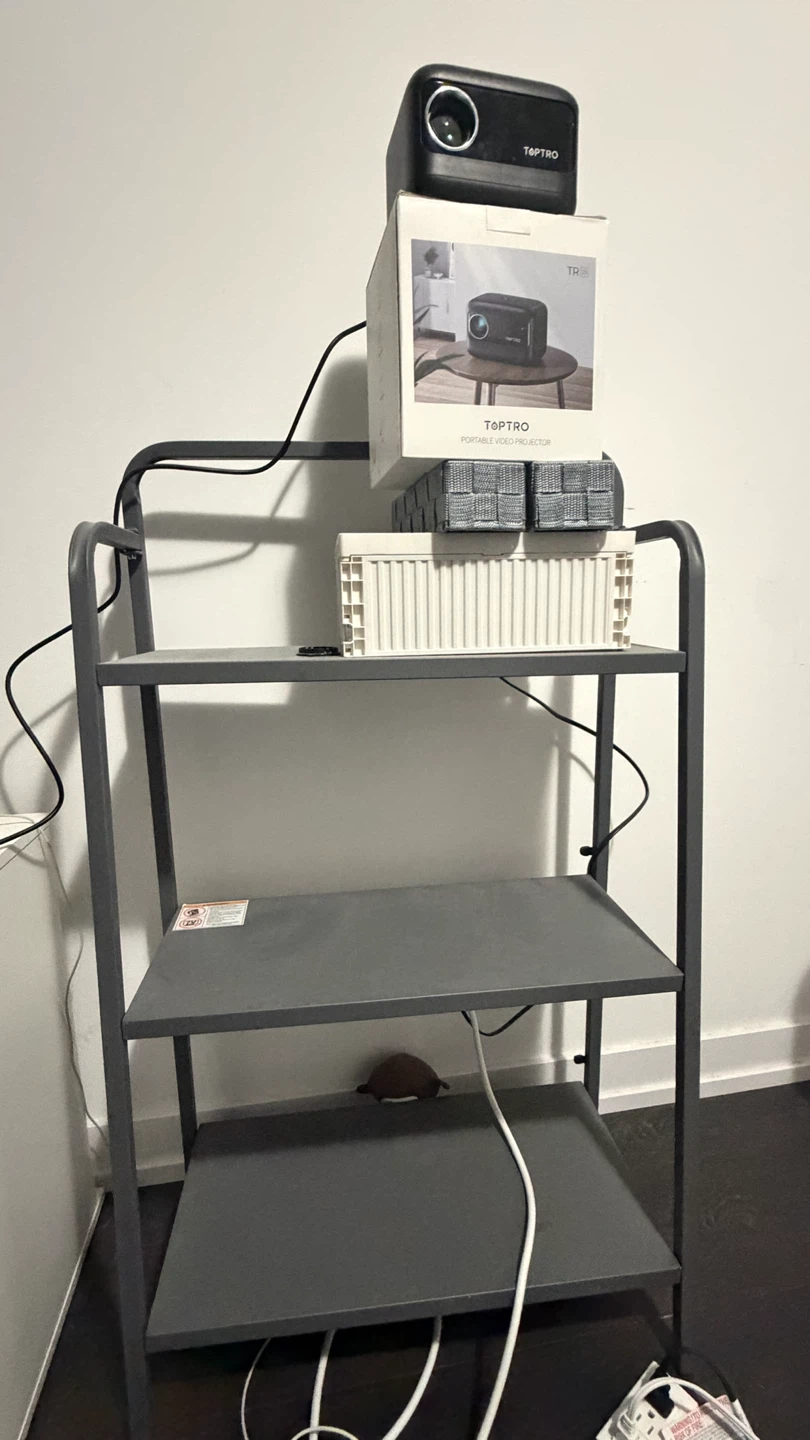 Multi-purpose Metal Shelf (Dark Grey)