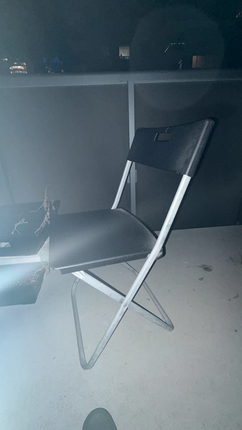Black Folding Chair