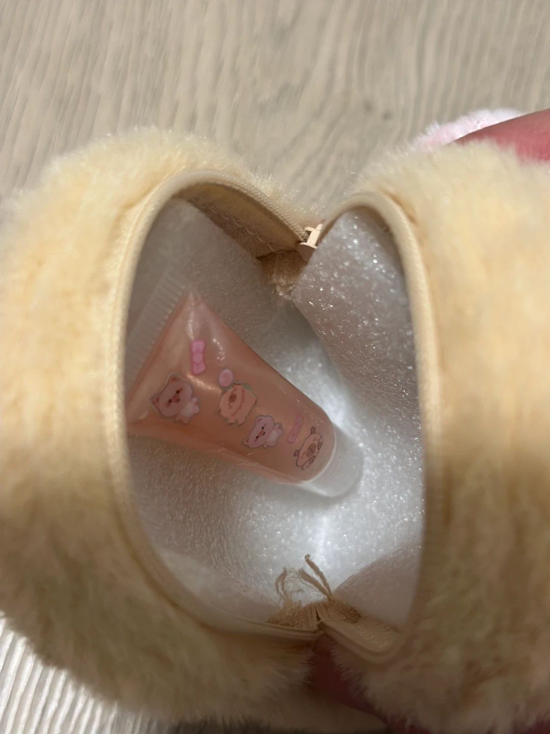 Plush Pig Keychain Pouch with Lip Gloss - photo 4