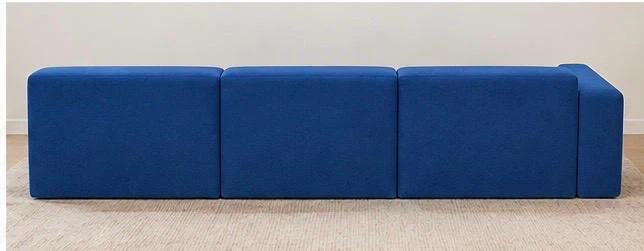 Blue Modular Sofa Sectional - photo 2