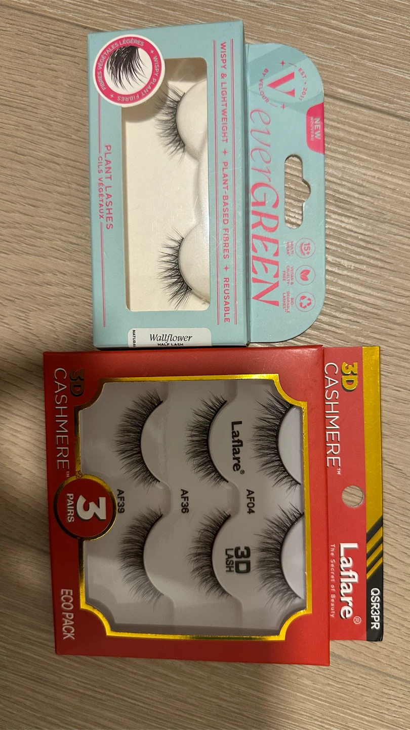Laflare 3D Cashmere Lashes and Velour EverGreen Lashes