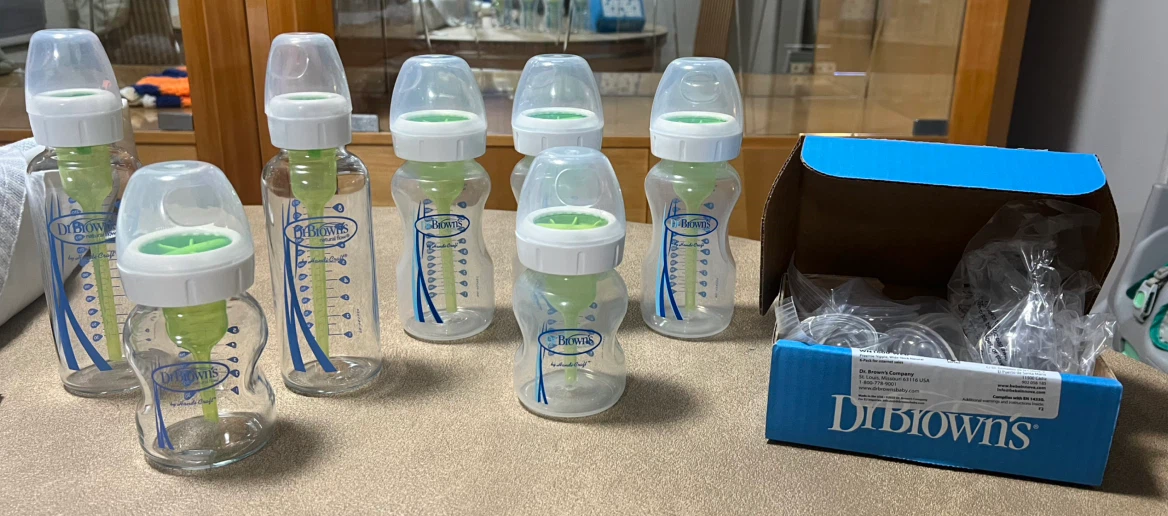 Dr. Brown's Natural Flow Glass Baby Bottles