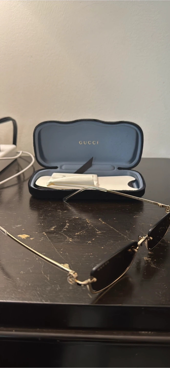 Brand new Gucci Rimless Rectangular Sunglasses - photo 2